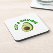 Dessous-de-verre Cute Et Délicieux Avocado (Côté gauche)