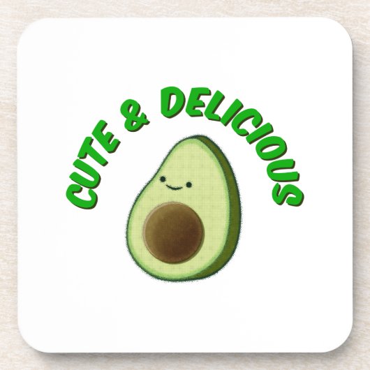 Dessous-de-verre Cute Et Délicieux Avocado (Devant)