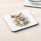 Dessous-de-verre Cute Forest Baby Chers pintes Nursery Art (Côté gauche)