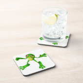 Dessous-de-verre Cute Froggy verte (Côté Droit)