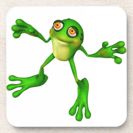Dessous-de-verre Cute Froggy verte (Devant)