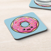 Dessous-de-verre Cute Kawaii Donut rose (Côté gauche)