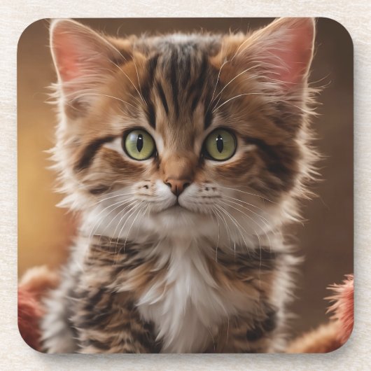 Dessous-de-verre Cute Kitten (Devant)
