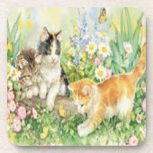 Dessous de verre Cute Kitten (Devant)