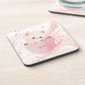 Dessous-de-verre Cute Kitten dans une Tea up (Côté gauche)