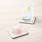 Dessous-de-verre Cute Kitten dans une Tea up (Côté Droit)