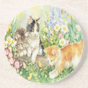 Dessous de verre Cute Kittens