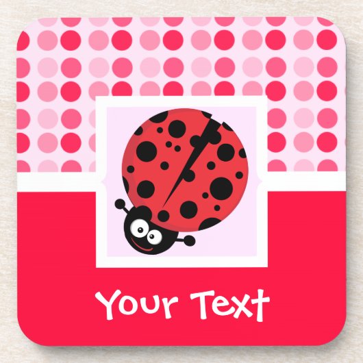 Dessous-de-verre Cute Ladybug (Devant)