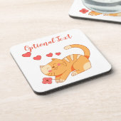 Dessous-de-verre Cute Lote Orange Tabby Kitten (Côté gauche)