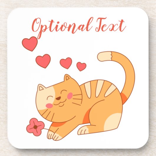 Dessous-de-verre Cute Lote Orange Tabby Kitten (Devant)