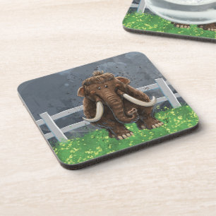 Dessous-de-verre Cute Mastodon