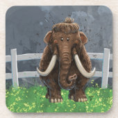 Dessous-de-verre Cute Mastodon (Devant)
