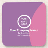 Dessous-de-verre Cute Moderne Propre Personnalisable Entreprise Mar (Devant)