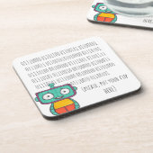 Dessous-de-verre Cute Robot Coaster (Côté gauche)