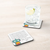 Dessous-de-verre Cute Robot Coaster (Côté Droit)