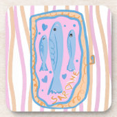 Dessous-de-verre Cute Sardine Art (Devant)