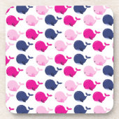 Dessous-de-verre Cute Whales, Pattern of Whales, Sea Animals (Devant)