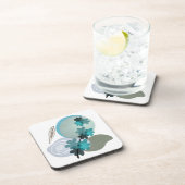 Dessous-de-verre Cyan Boho (Côté Droit)