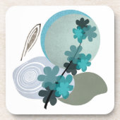 Dessous-de-verre Cyan Boho (Devant)