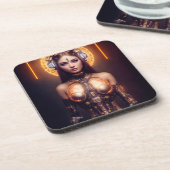 DESSOUS-DE-VERRE CYBORG ROBOT DE VENUS GLOWING (Côté gauche)