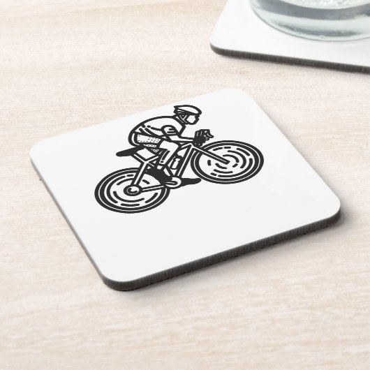 Dessous-de-verre cycliste (Côté gauche)