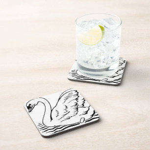 Dessous-de-verre Cygne gracieux