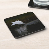 Dessous-de-verre Cygne trompette (Côté gauche)