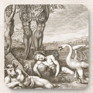 Dessous-de-verre Cygnus transformé en Siste de cygne et de phaéto