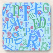 Dessous-de-verre D'A à bleu de Z (Devant)