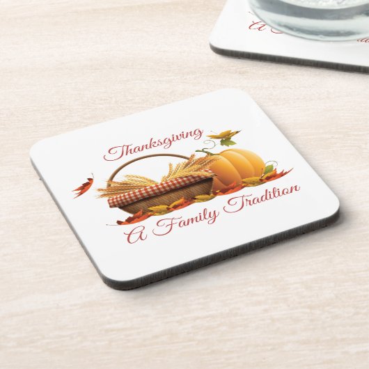 Dessous de verre d'action de grâce (Côté gauche)