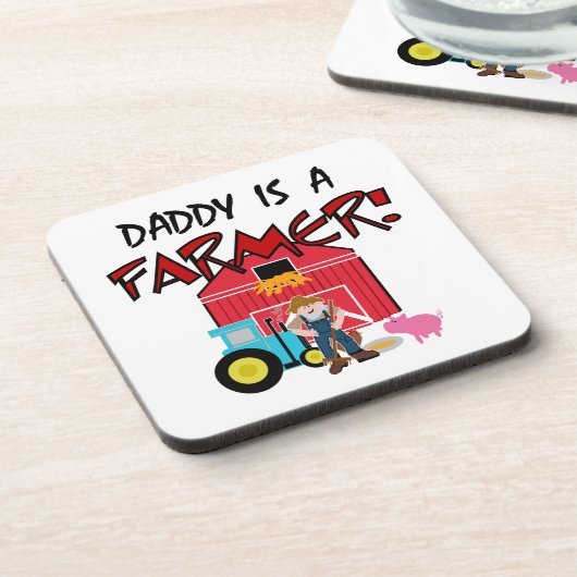 Dessous-de-verre daddyisafarmerTEE (Côté gauche)