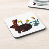 Dessous-de-verre Daffodiques de printemps Rabbit (Côté gauche)