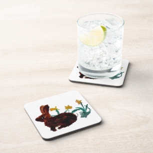 Dessous-de-verre Daffodiques de printemps Rabbit