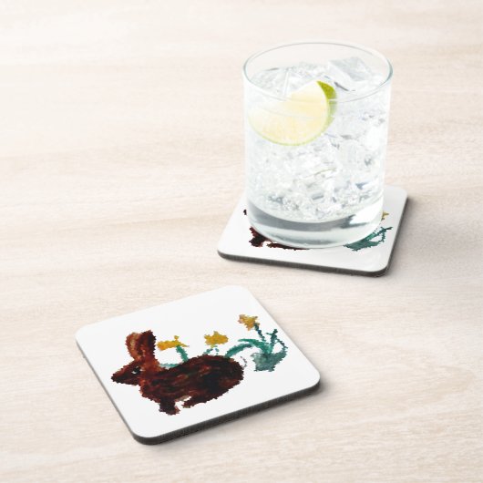 Dessous-de-verre Daffodiques de printemps Rabbit (Côté Droit)