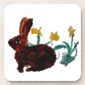 Dessous-de-verre Daffodiques de printemps Rabbit (Devant)