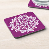 Dessous-de-verre Dahlia Mandala (Côté gauche)