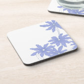 Dessous-de-verre Daisies bleues de Périwinkle (Côté gauche)