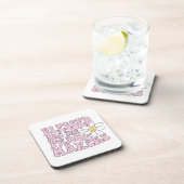 Dessous-de-verre Daisy et les artisans de la paix Slogan (Côté Droit)