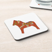 Dessous de verre Dala Horse (Côté gauche)