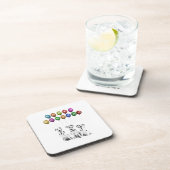 Dessous-de-verre Dalmatiens : Bonne année 2016 (Côté Droit)