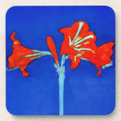 Dessous de verre d'amaryllis de Mondrian (Devant)