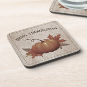 Dessous-de-verre Damask, Citrouille de Thanksgiving (Côté gauche)