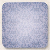 Dessous-de-verre Damask denim bleu Kangaroo Paws ensemble de 6 dess (Devant)