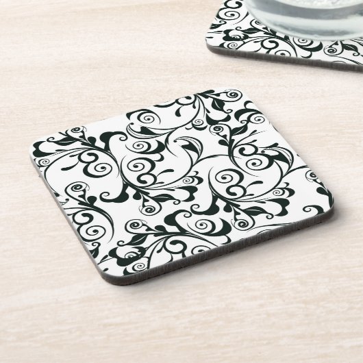 Dessous-de-verre Damassé (Côté gauche)