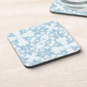 Dessous-de-verre Damassé bleu-clair (Côté gauche)