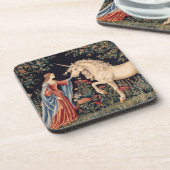 Dessous-de-verre Dame à la Licorne dans un Jardin (Côté gauche)