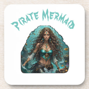 Dessous-de-verre Dame Mermaid Pirate Thunder_Cove
