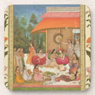 Dessous-de-verre Dames se régalant, du petit album de Clive