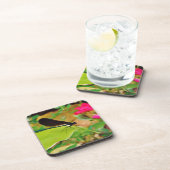 Dessous-de-verre Damselfly et Rose (Côté Droit)