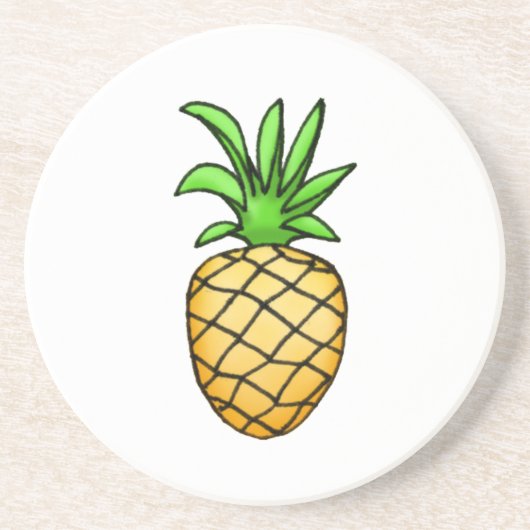 Dessous de verre d'ananas (Devant)